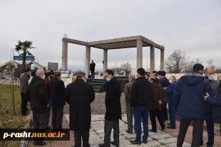 عهدو میثاق پرسنل دانشگاه فنی و حرفه ای استان گیلان با شهدا در مزار شهید گمنام دانشکده شهید چمران دانشگاه فنی و حرفه ای استان گیلان و تقدیر از جانبازان و ایثارگران دانشگاه در آغازین روز دهه فجر انقلاب اسلامی 3