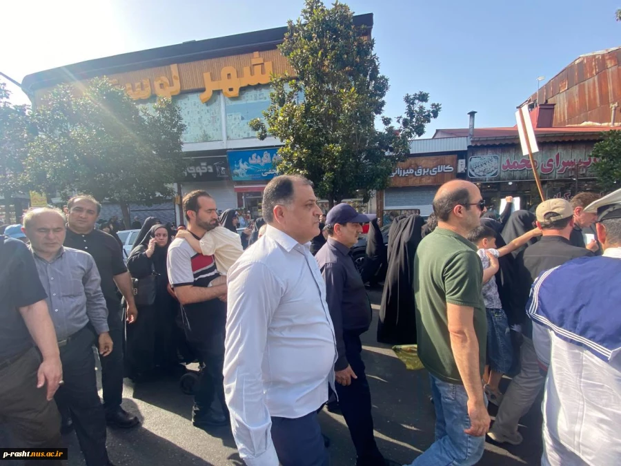وداع دانشگاهیان دانشگاه ملی مهارت واحد استان گیلان با پیکر شهدای گیلان در تجاوز اخیر رژیم غاصب صهیونیستی به کشورمان 6