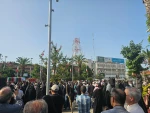 وداع دانشگاهیان دانشگاه ملی مهارت واحد استان گیلان با پیکر شهدای گیلان در تجاوز اخیر رژیم غاصب صهیونیستی به کشورمان 9
